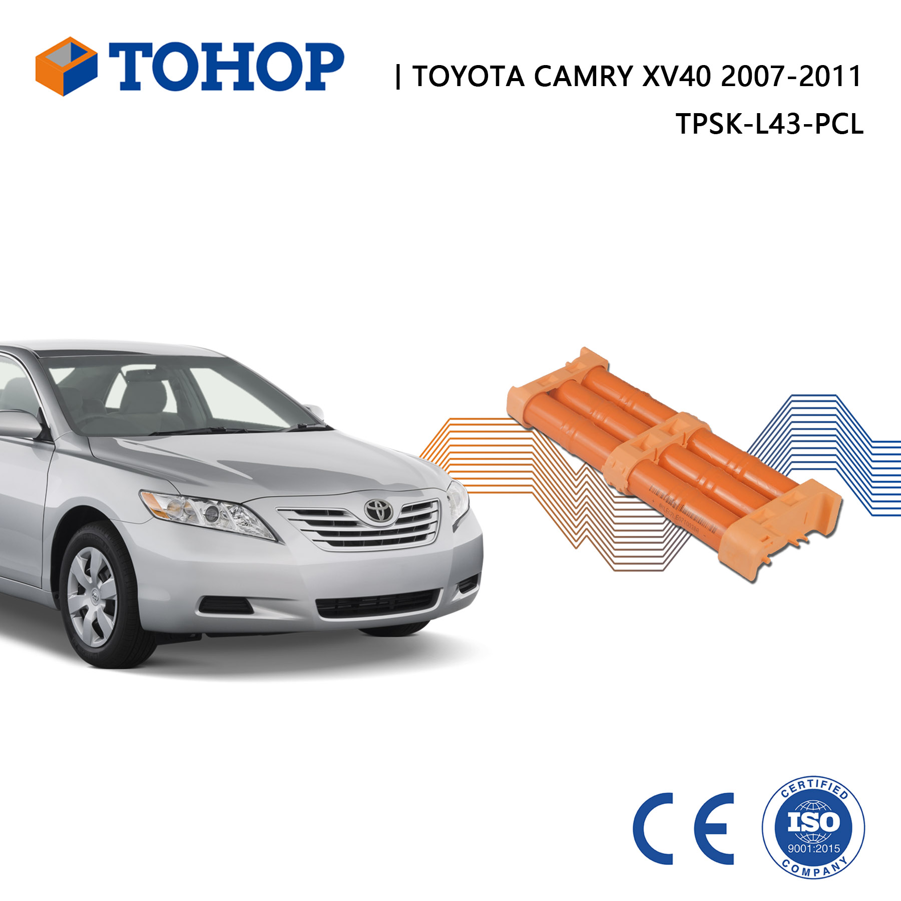 Toyota Camry Hybrid Battery Remplacement NIMH 14.4V 6.5AH 2007-2016